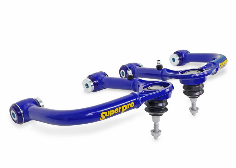 SuperPro 2024+ Ford Ranger Fixed Offset Front Upper Control Arm Set