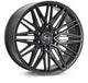 Vossen HF6-5 26x10 / 6x135 / ET35 / Deep / 87.1 CB - Silver Polished Wheel