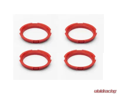 BBS Unlimited Hub Side Centering Ring SET 57.1mm / 77mm OD - Dark Red