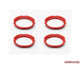 BBS Centering Ring SET (Unlimited) 57.1mm / 77mm OD - Dark Red