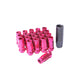 Wheel Mate Muteki SR48 Open End Lug Nuts - Pink 12x1.25 48mm