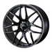 Weds Sport SA27R Black alloy wheel on a white background