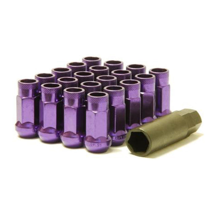 Wheel Mate Muteki Open End Lug Nuts - Purple 12x1.50