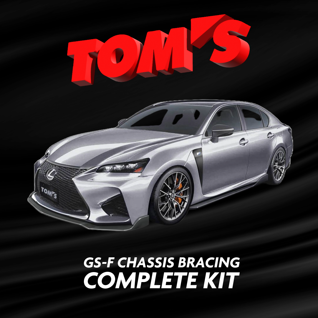 TOM'S Complete Chassis brace kit Lexus GS F 15+