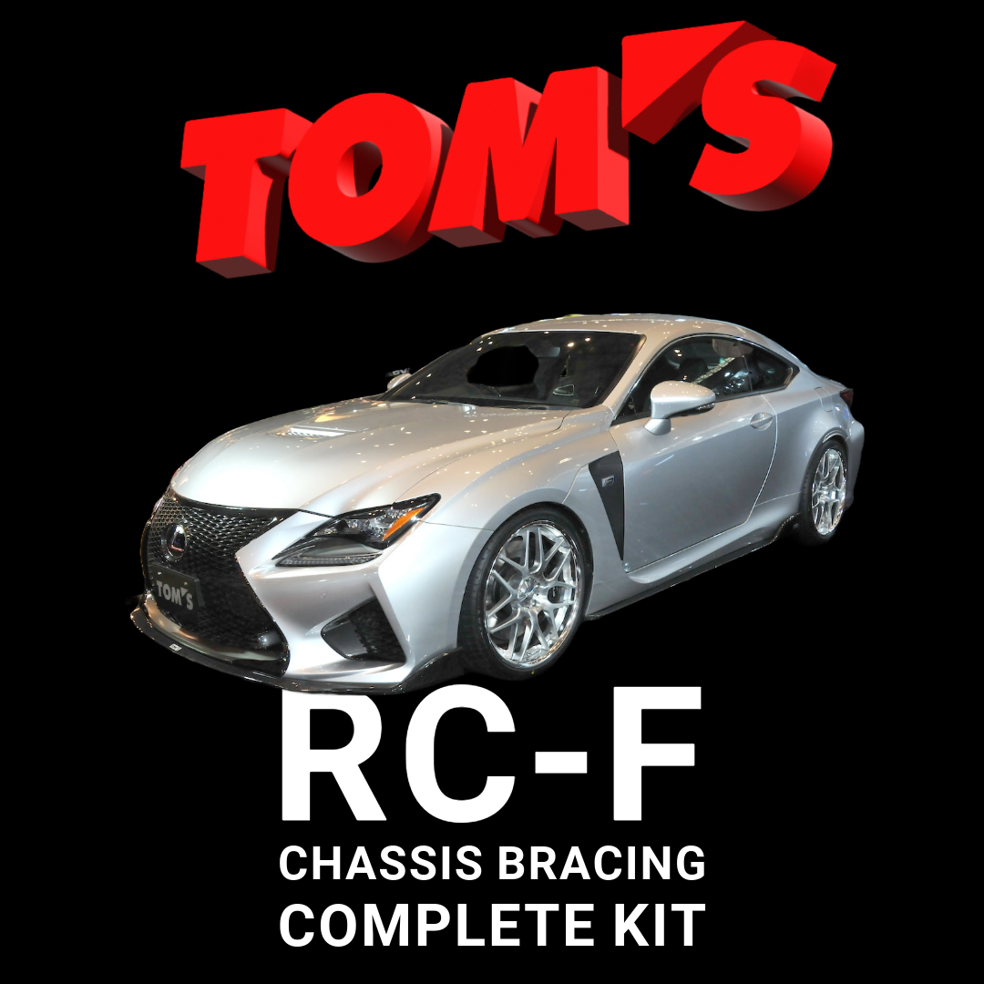 TOM'S Complete Chassis brace kit Lexus RC F 15+