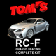 TOM'S Complete Chassis brace kit Lexus RC F 15+