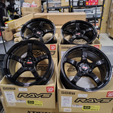 Gram Lights 57CR 18x9.5 +38 5x120 Glossy Black Wheel (Clearance)