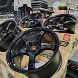 Gram Lights 57CR 18x9.5 +38 5x120 Glossy Black Wheel (Clearance)