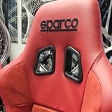 Sparco QRT-C Performance Carbon Fiber Racing Seats – Italian Leather & Alcantara (Pair) – Clearance