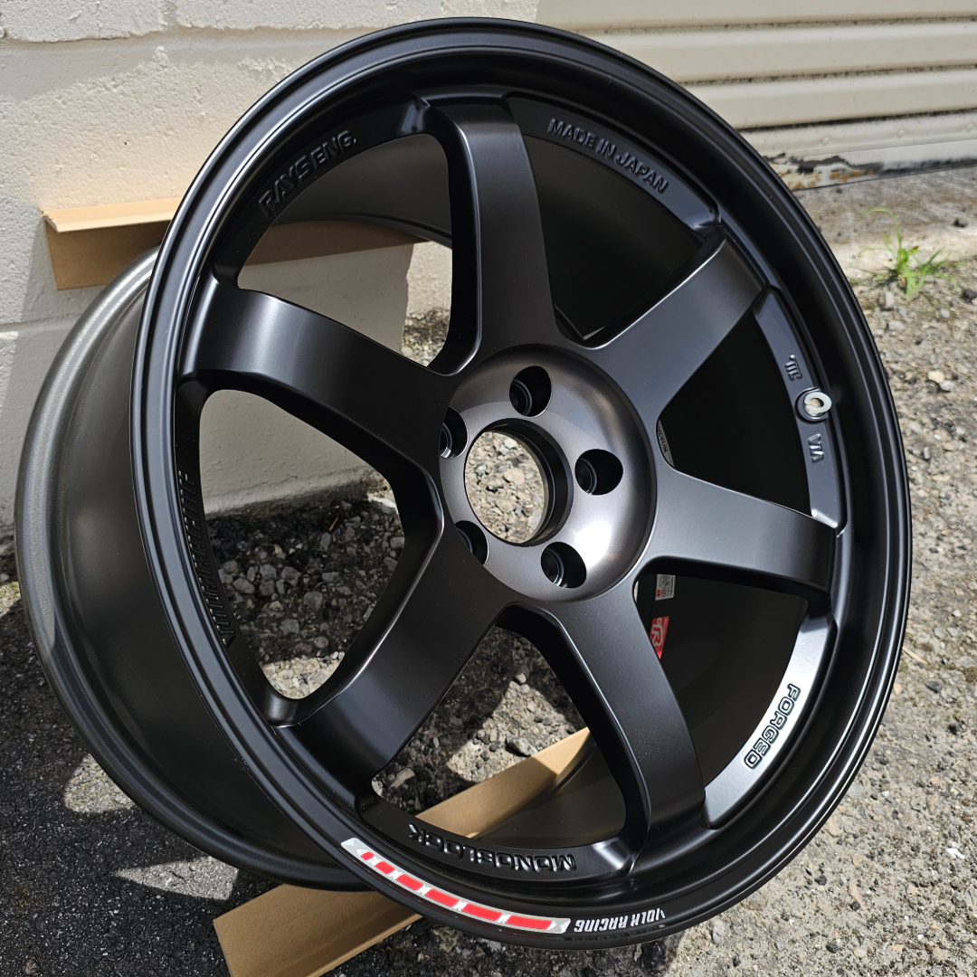 Volk TE37 SL Black Edition 18x9.5 +21 5x112 (Set of 4)