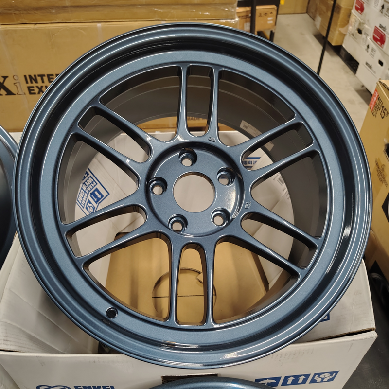 Enkei RPF1 18x9.5 5x114.3 38mm Offset 73mm Center Bore Misty Blue Wheel (Set)