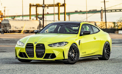 Vossen Forged 20x9.5 / ET-3 / 5x112 / 66.56 - Brushed Gloss Clear - BMW G8X M3/M4 Fitment - Front