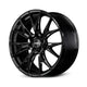 Versus VV27S 20x8.5 +45 5x108 Jet Black