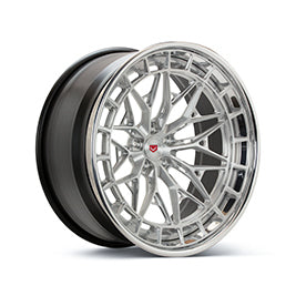 Vossen X Champion RS74 22X10.5 / ET30 / 5X130 / Brushed Gloss Clear Wheel / Macan - Front
