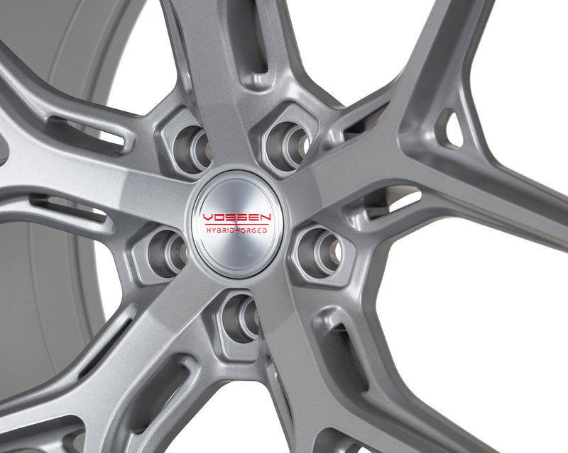 Vossen HF5 - 20x12 - ET45 - 5x120.65 - 70.3 - Super Deep - Satin Silver