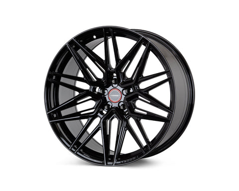 Vossen HF-3 22x9 / 5x108 / ET38 / Flat Face / 63.4 - Gloss Black Wheel