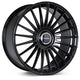 Vossen HF-8 24x10 / 5x112 BP / ET5 / 66.56 CB / Deep - EMC Polished / Brushed Wheel