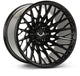 Vossen VFX-03 22x10 - 8x170 - ET18 - Super Deep - 125.1 - Gloss Black Wheel
