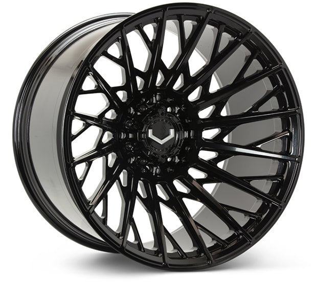 Vossen VFX-02T 22x10 - 8x170 - ET18 - Super Deep - 125.1 - Gloss Black Wheel