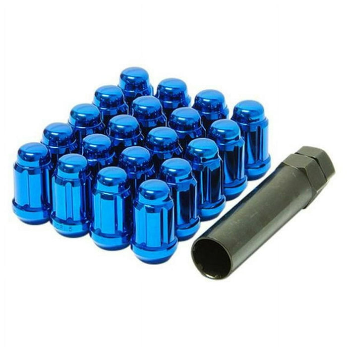 Wheel Mate Muteki Closed End Lug Nuts - Blue 12x1.25