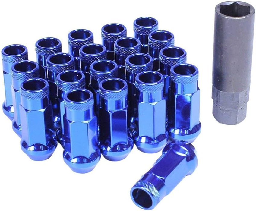 Wheel Mate Muteki SR48 Open End Lug Nuts - Blue 12x1.50 48mm