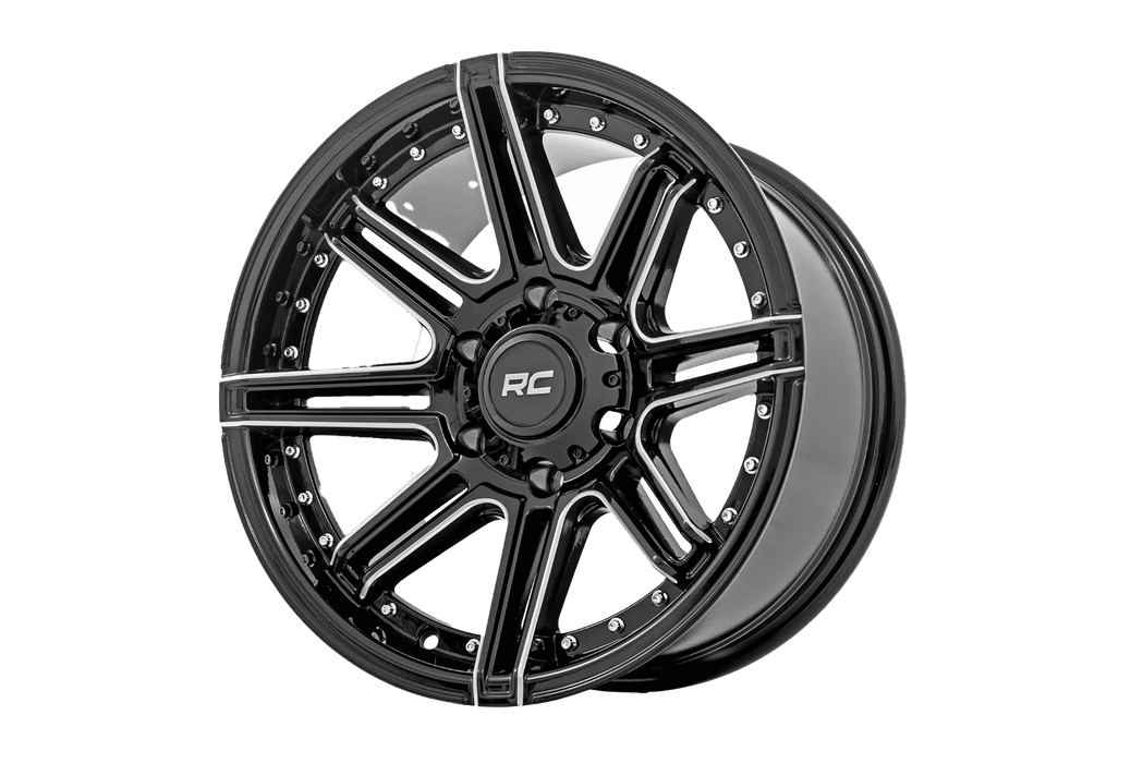 Vossen VFX-01 24x14 - 5x127 - ET44 - Mega Deep - 71.5 - Satin Black Wheel