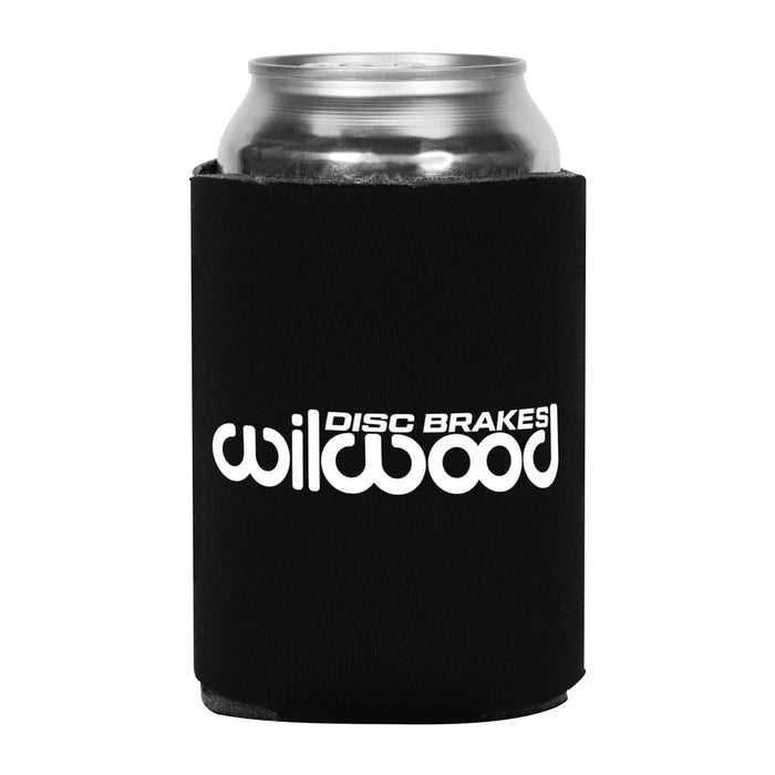 Wilwood Black Can Koozie Wilwood Logos