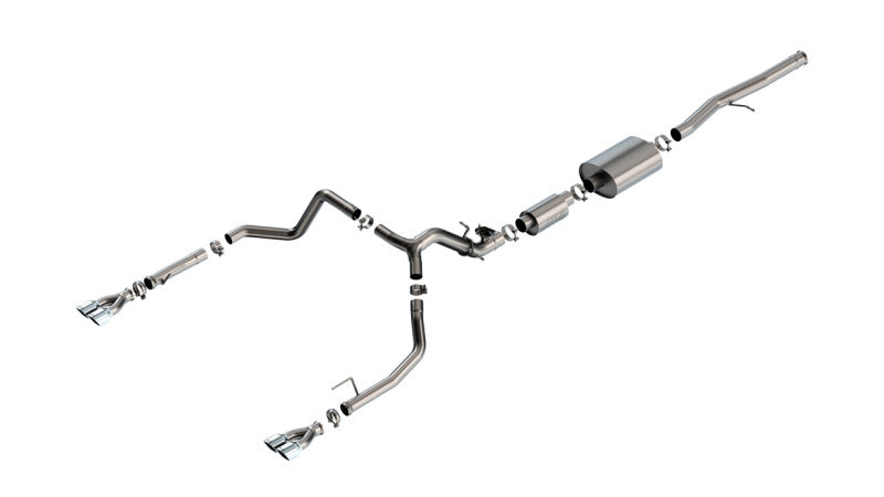 Borla 2024 Chevy Silverado 1500 6.2L V8 S-Type Catback Exhaust w/ Simulator - Chrome