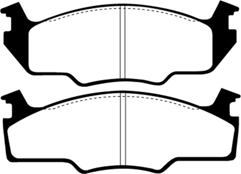 EBC 80-84 Volkswagen Golf 1.6 Greenstuff Front Brake Pads