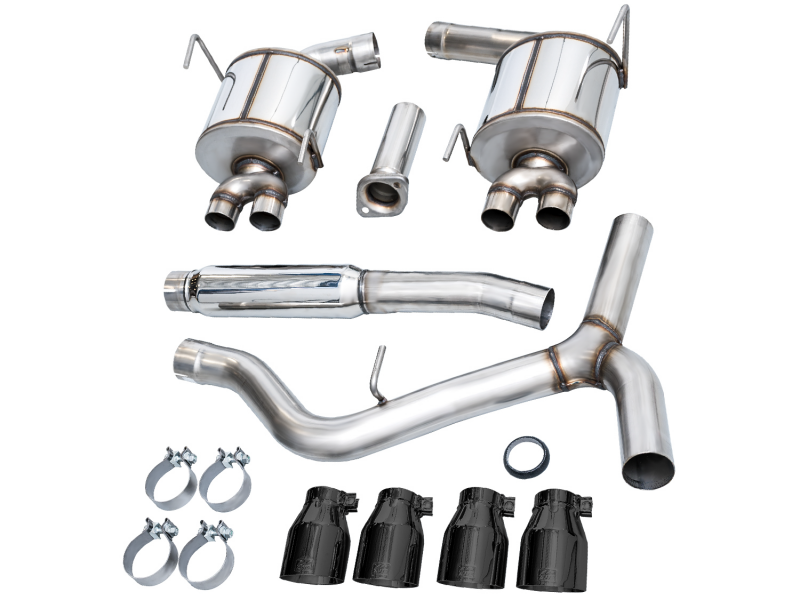 AWE Tuning 2022+ VB Subaru WRX Touring Edition Exhaust - Diamond Black Tips