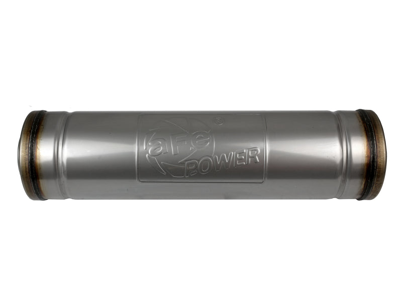 aFe MACH Force-Xp Muffler 2-1/2 IN ID Center/Center x 5 IN Dia. x 18 IN L - Round Body
