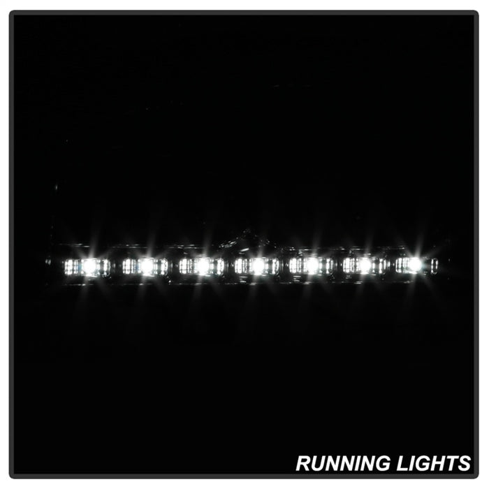 xTune Dodge Charger 06-10 1Pc LED Crystal Headlights Chrome HD-ON-DCH05-1PC-LED-C