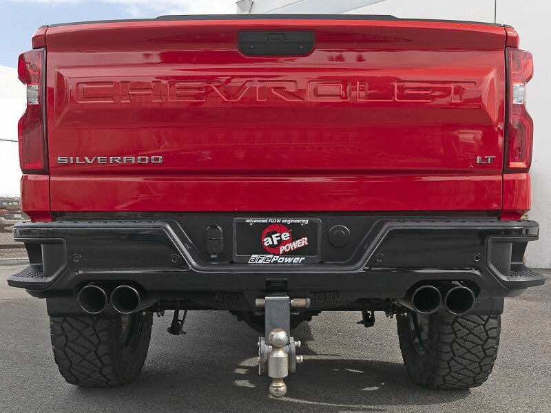 aFe 23-24 GM Trucks L6-3.0L (td) LZ0 Vulcan Series 3in 304 SS DPF-Back Exhaust System w/ Black Tip