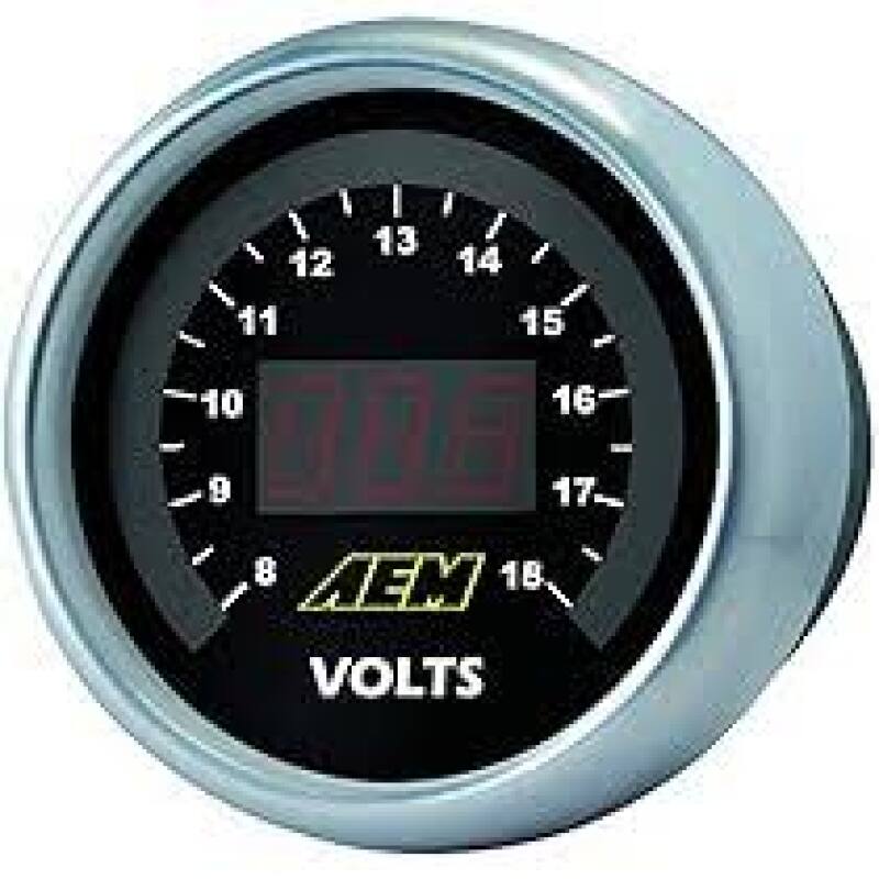 AEM 52mm Voltmeter Digital Gauge