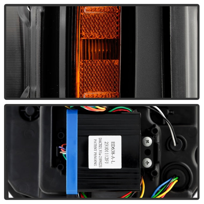 Spyder 21-24 Ford Bronco High-Power LED Headlights - Black (PRO-YD-FB21LEDAP-SEQSBGR-BK)