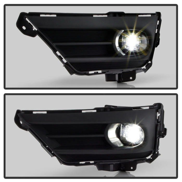 Spyder 20-22 Honda CRV (Excl Hybrid) OEM Full LED Fog Lights w/Switch - Clear (FL-HCRV20-LED-C)
