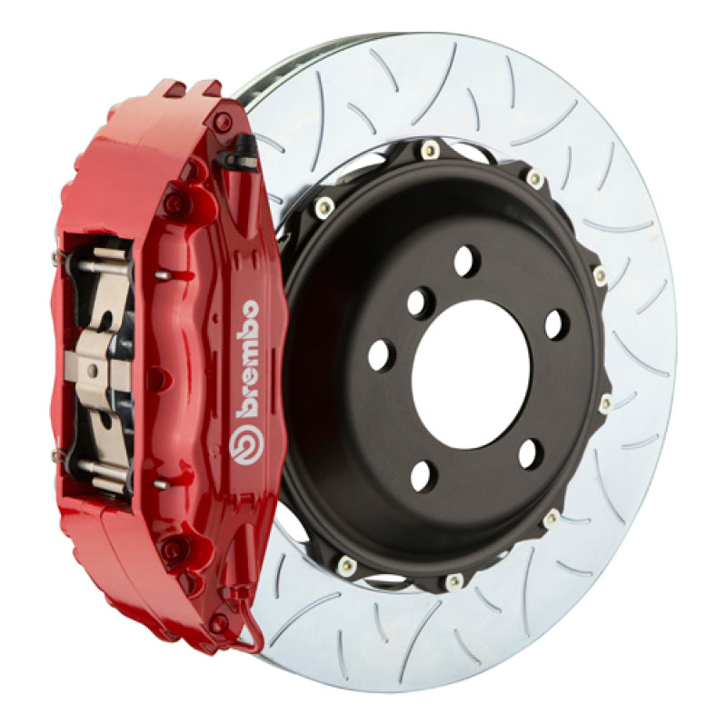 Brembo 05-13 Corvette Front GT BBK 4 Piston Cast 2pc 355x32 2pc Rotor Slotted Type3-Red