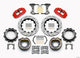 Wilwood Narrow Superlite 4R Rear P-Brk Kit 14.00in Drill Red Strange Eng Floater 3.49in Offset
