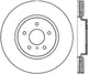 StopTech Power Slot 09 Nissan 370z / 08-09 Infiniti G37 Slotted Front Right CRYO Rotor