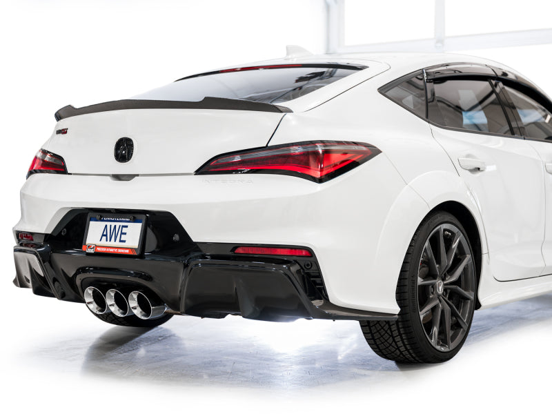 AWE Tuning 2024 Acura Integra Type S DE5 FWD Touring Edition Exhaust w/ Triple Chrome Silver Tips