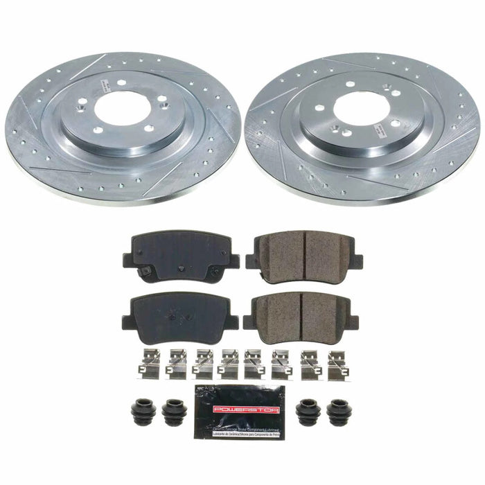 Power Stop 2023 Hyundai Sonata Rear Z23 Evolution Brake Kit