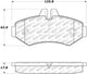 StopTech 02-11 Mercedes G500 Street Select Rear Brake Pads