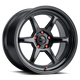Kansei K14B Roku 18x9.5in / 5x114.3 BP / 22mm Offset / 73.1mm Bore - Gloss Black Wheel