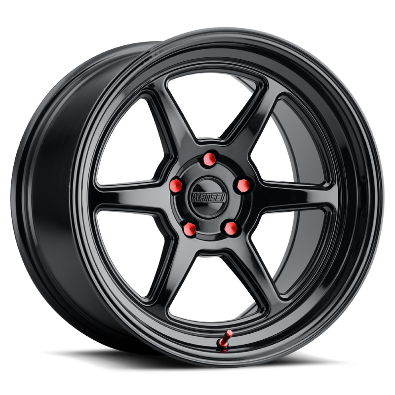 Kansei K14B Roku 18x10.5in / 5x120 BP / 12mm Offset / 72.56mm Bore - Gloss Black Wheel