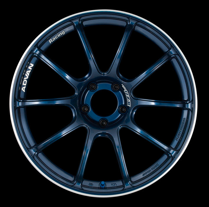 Advan RZII 18x9.0 +52 5x100 Racing Indigo Blue Wheel