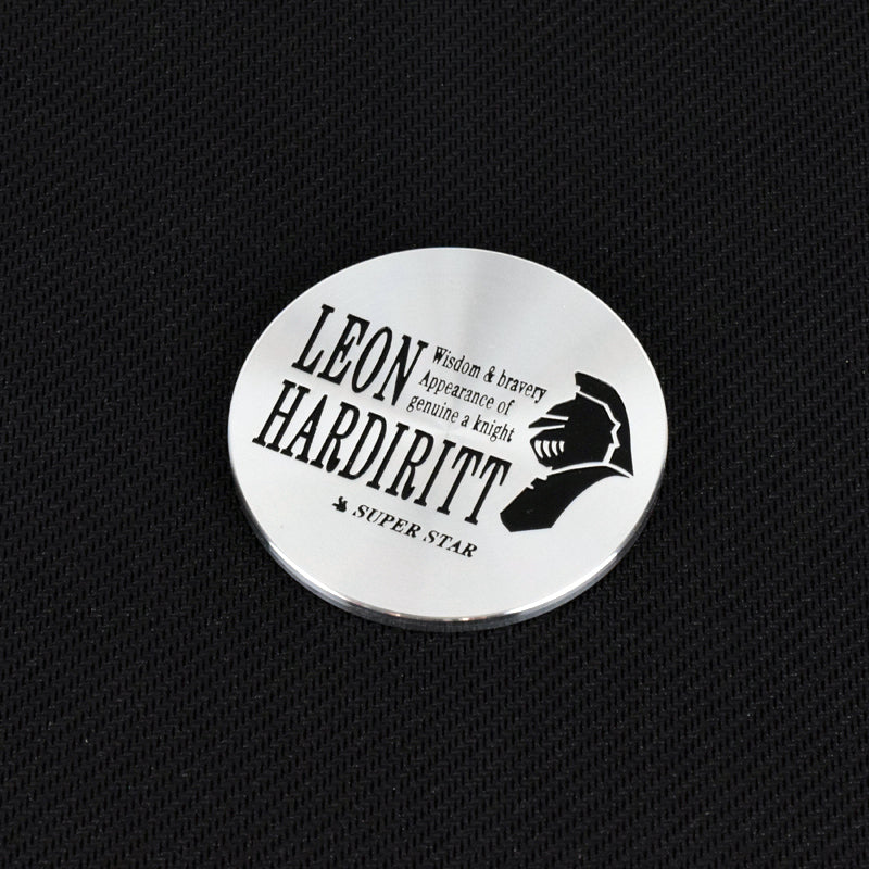 Leon Hardiritt Center Cap "V1" - Black Logo / Machined Backing (Set)