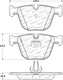 StopTech 10-18 BMW X5 M Sport Performance Rear Brake Pads
