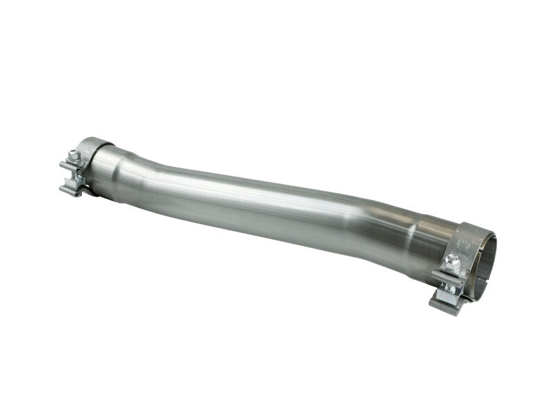aFe MACH Force-Xp Muffler Delete Pipe 2-1/2 IN ID Inlet/Outlet x 24 IN Overall Length