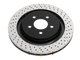 DBA 11-18 Porsche Cayenne (360mm Front Iron Rotor) Front 4000 Series Cross Drilled Rotor