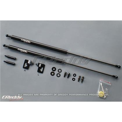 GReddy 00-09 Honda S200 AP1/AP2 Engine Hood Lifter Kit (Designed for OEM weight hoods.)